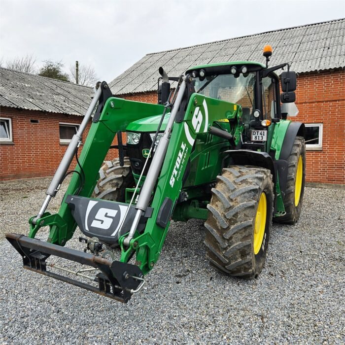 John Deere 6155m, año 2018