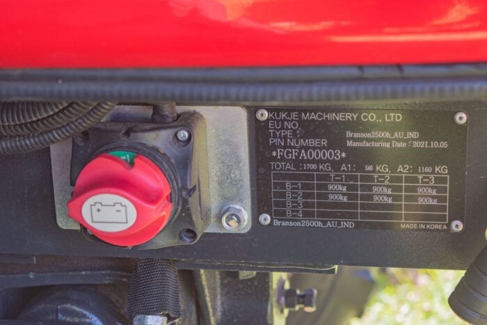 Minitractor compacto BRANSON 2500H - Imagen 20