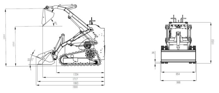 Mini cargador / Ayudante agrícola RAPTOR 600.C - Imagen 13