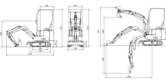 Miniexcavadora TERRA CS10. - Imagen 14